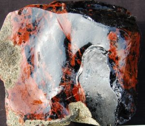 red and black obsidian